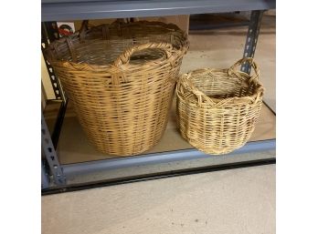 Lot Of 2 Baskets (basement)