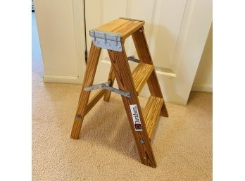 Wood Step Ladder (upstairs Hall Closet)