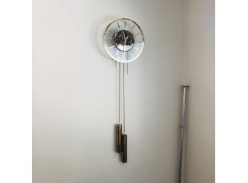 Vintage Accessory Art Clock With Weights (Kitchen)