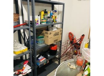 1 Shelving Unit - Does Not Include Items On Shelves (#13) (Garage)