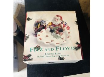 Fitz & Floyd Santa Trinket Dish (Basement)