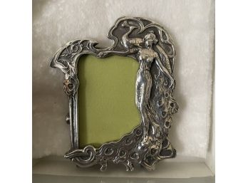 Small Vintage Pewter Frame By Heather Designs From Boston Museum Of Fine Arts (Living Room)