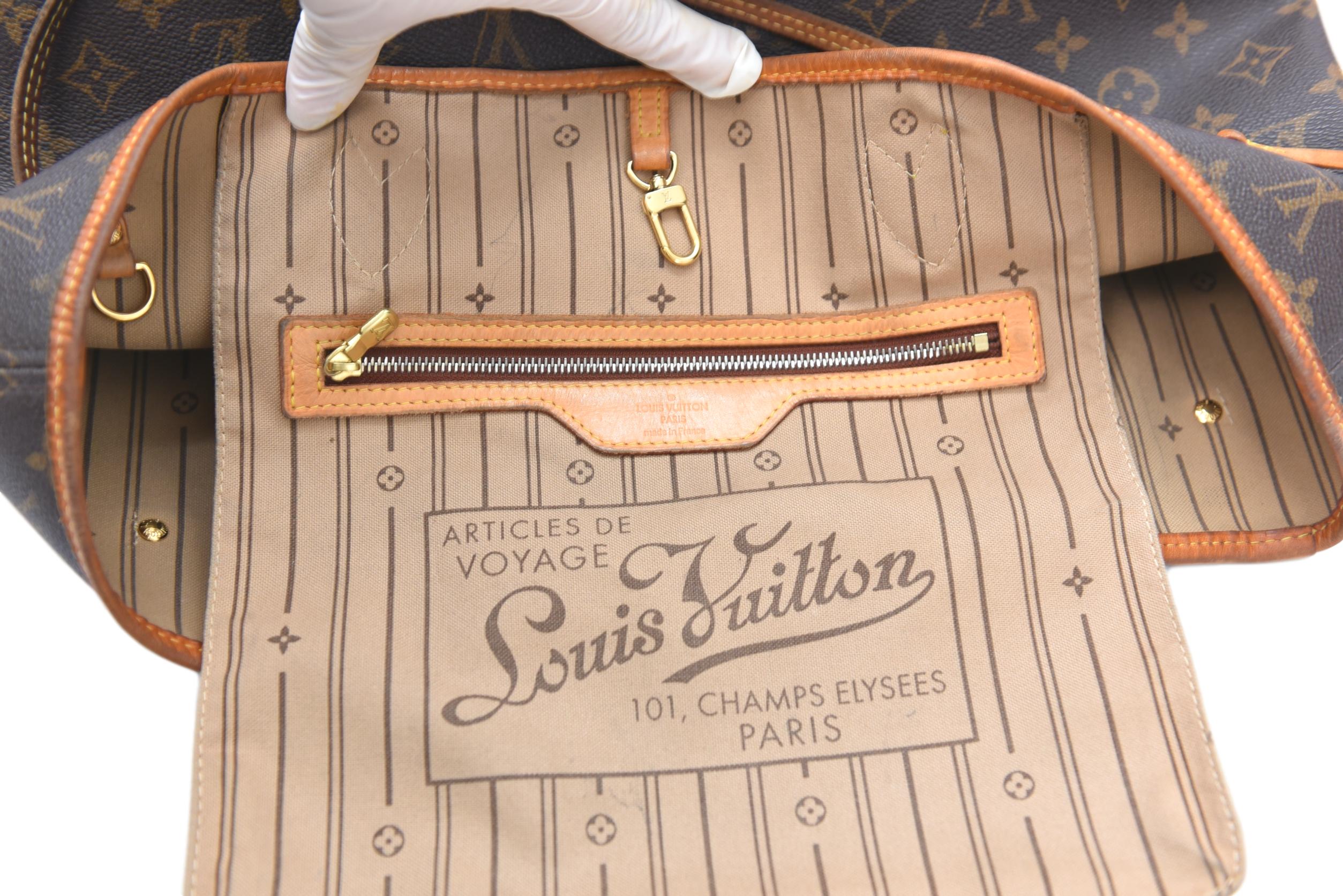 Louis Vuitton Neverfull Articles de voyages GM Bag M40877 …