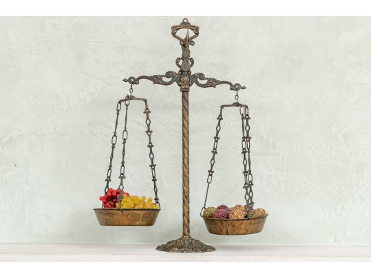 Antique Balance Scale, Brass Balance Scale, Decorative Balance Scale -   Finland