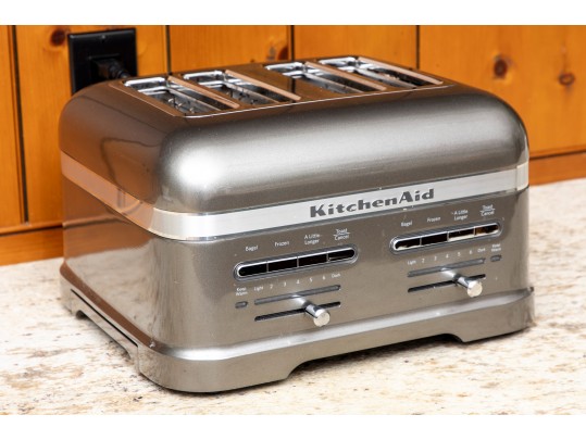 Kitchen Aid 4 Slice Toaster - Pro Line Series Model KMT4203MS #211219