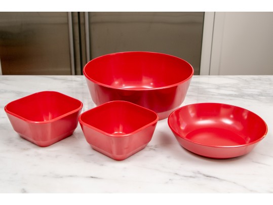 Mixing bowl melamine resin, Standard Bowl, Red