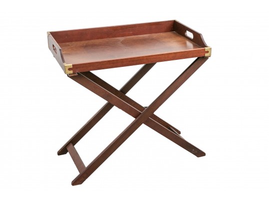 Vintage-Folding-Tray-Tables-With-Rack
