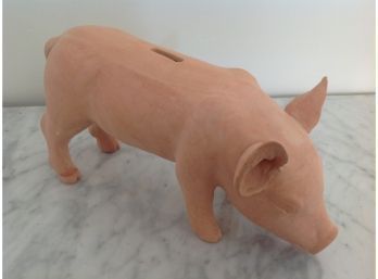 12' Ceramic Pottery Piggy Bank