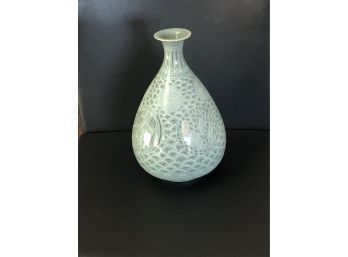 Gorgeous Green Asian Porcelain Vase