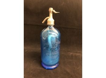 Antique Glass Seltzer Bottle