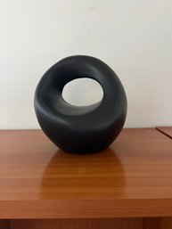 MCM Abstract Black Sculpture