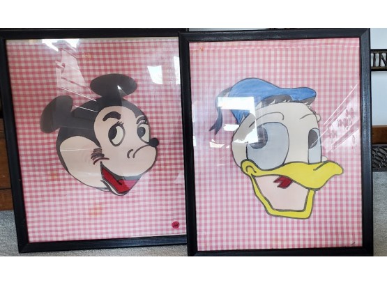 Mickey And Donald Handmade Textiles