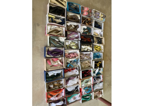 Womens Vintage Shoes 50 Pairs