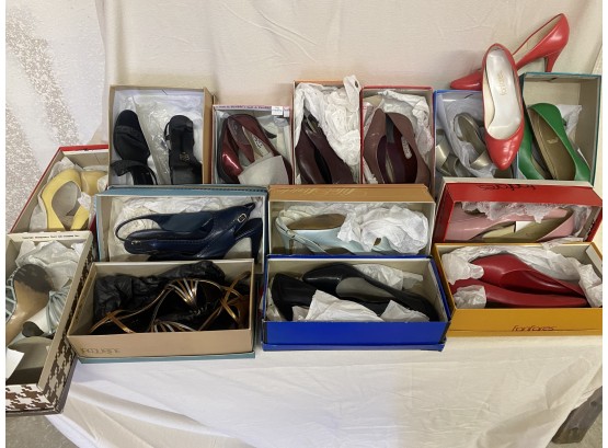 Womens Vintage Shoes 15 Pairs