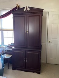 Computer Armoire With Swing Out Desk