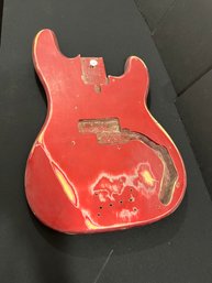 Customed Aged Red Guitar Body (project Guitar)