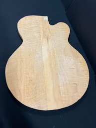 Beautiful Arch Top Cut For Top Or Back Of Guitar Body (project Guitar)