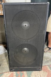 VINTAGE UNKNOWN GUITAR CABINET W/ 2X15'' SPEAKERS (PROJECT)