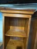 PR OF BROWN POTTERY BARN THOMAS TOWER BOOKCASES