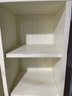 PR OF WHITE POTTERY BARN THOMAS TOWER BOOKCASES