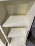 PR OF WHITE POTTERY BARN THOMAS TOWER BOOKCASES