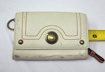 Cream Leather Purse From Coach