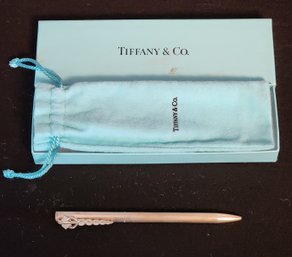CADUCEUS CLIP TIFFANY AND CO STERLING SILVER PEN