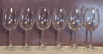 6 PC SET OF WINE GLASSES