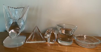 Variety Of Glass Figurines