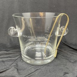 Glass Ice Bucket Trophy