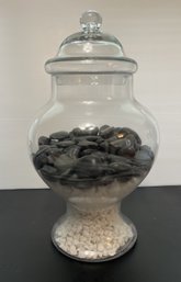 Glass Vase With Lid