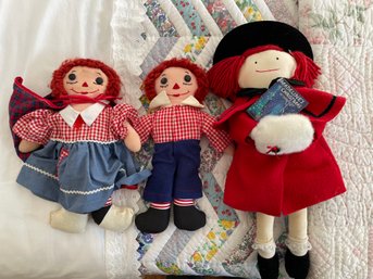 COLLECTION OF RARE COLLECTIBLE RAG DOLLS