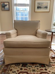 UPHOLSTERED CLUB CHAIR (1 OF 2)