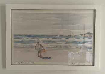 SIGNED LITHOGRAPH 1449/1500 'FIRST DAY AT THE BEACH'
