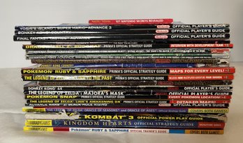 Assortment Of Video Game Magazines And Guides