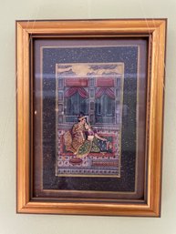 FRAMED 'MUGHAL EMPEROR AND LADY'