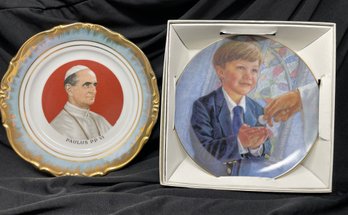 COLLECTION OF RELIGIOUS DECORATIVE WALL DISHES