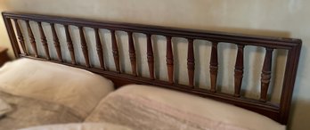 VINTAGE KING SIZE HEADBOARD AND FRAME