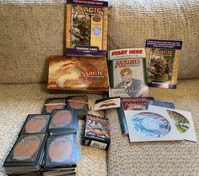 MAGIC THE GATHERING GAME CARDS AND CDS
