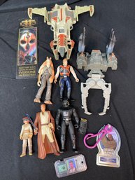 ASSORTED STAR WARS FIGURINES AND MISC