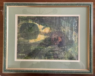 FRAMED VINTAGE WALL ART SIGNED BY GEORGE F. DREWES