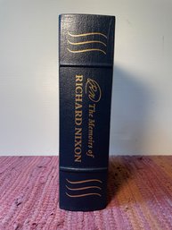 SIGNED LEATHER BOUND COLLECTOR'S EDITION 'THE MEMOIRS OF RICHARD NIXON'