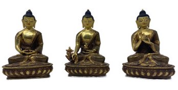 3 PC COLLECTION OF BUDDHA FIGURES
