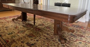 ANTIQUE 'THE RELIABLE EXTENSION SLIDE TABLE'