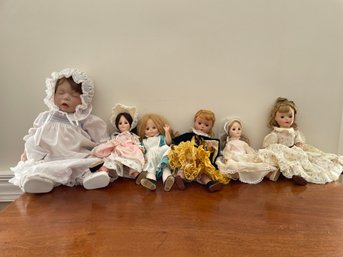 6 PC VINTAGE DOLL COLLECTION