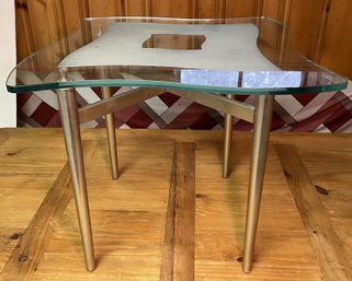 VINTAGE ETHAN ALLEN 'RADIUS' COLLECTION SIDE TABLE