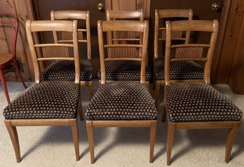 6 PC SET OF MCM DINING CHAIRS