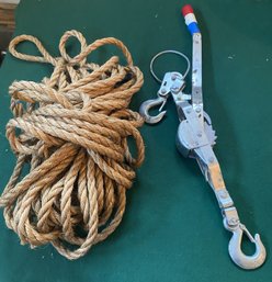 1 TON AMERICAN POWER PULL WITH ROPE