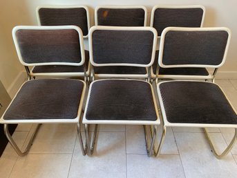 6 PC SET MCM DINING CHAIRS