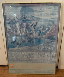 FRAMED VINTAGE PRINT 'THE VATICAN COLLECTIONS-THE PAPACY AND ART'